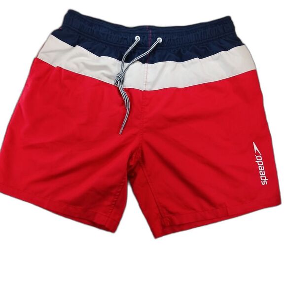 Speedo Colorblock Swim Trunk Swim Shorts Lined Branded  Men's Large............. - Picture 1 of 11